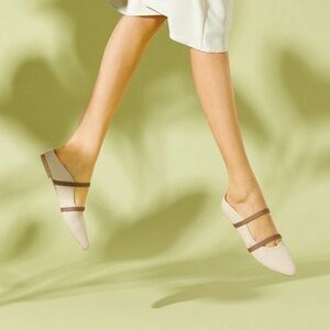 Vivaia Chic Cream and Brown Women's Loafers